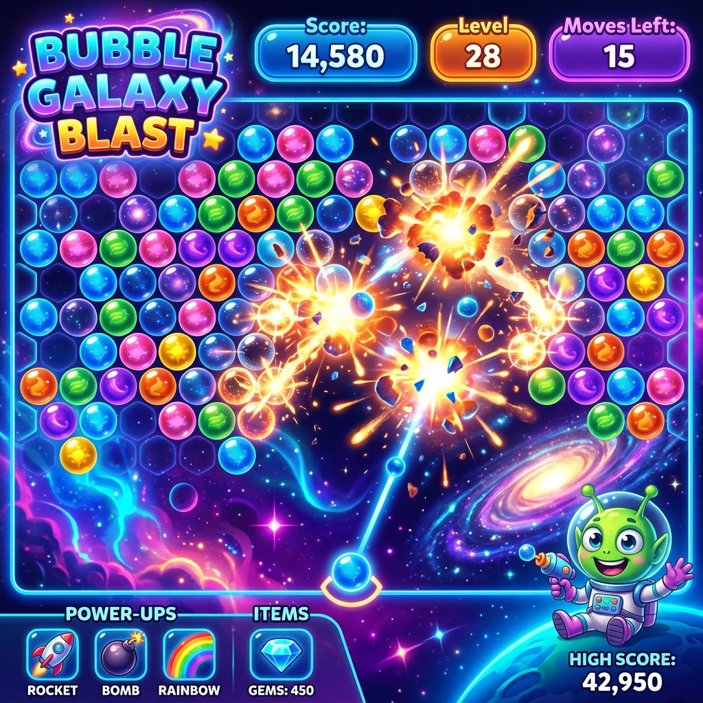 Bubble Galaxy Blast